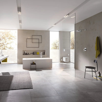 GROHE Rainshower 210 Shower Head, 8" - 1 Spray, 2.5 gpm - Chrome, 28373000