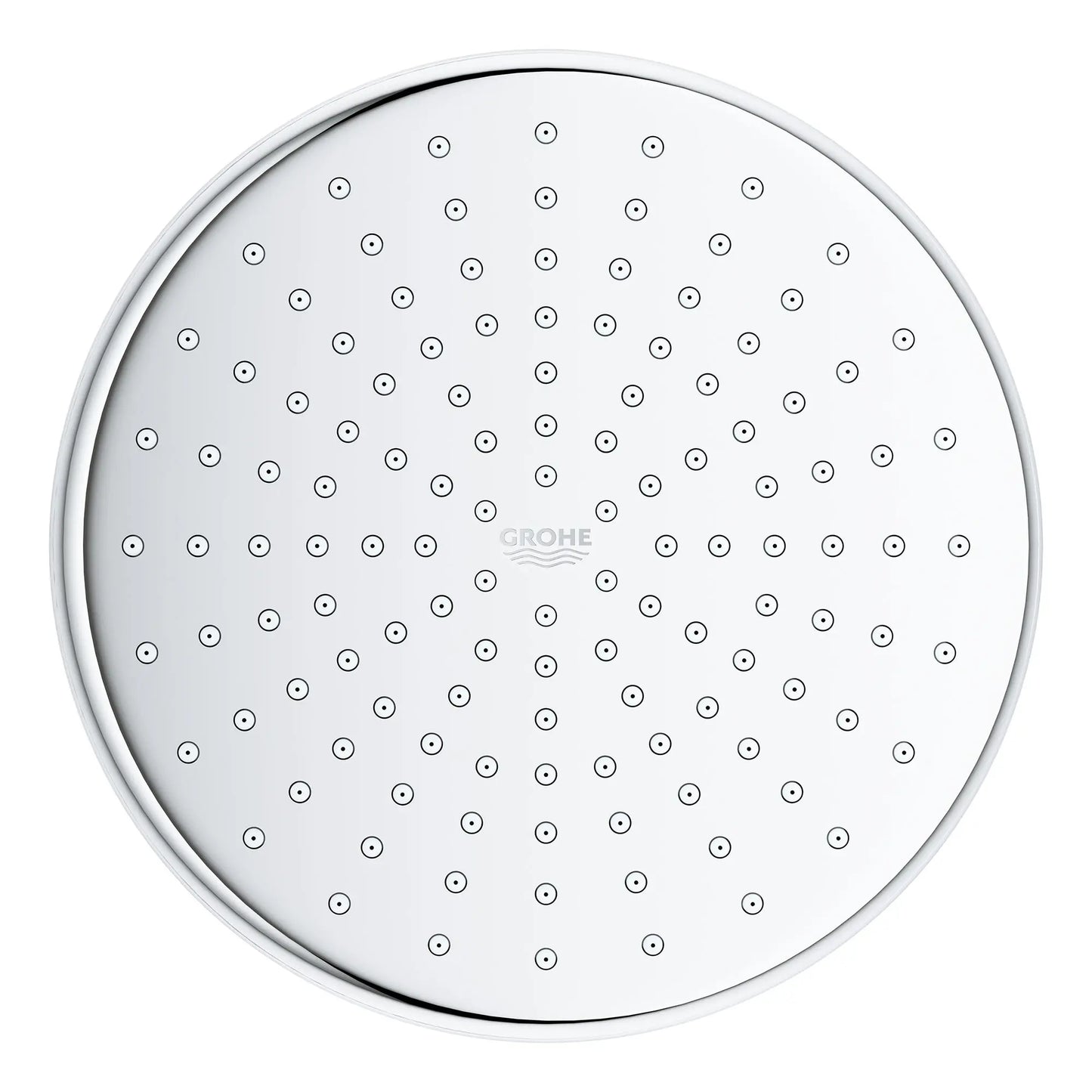 GROHE 26410000 Tempesta 210 Shower Head, 8" - 1 Spray, 2.5 gpm - Chrome