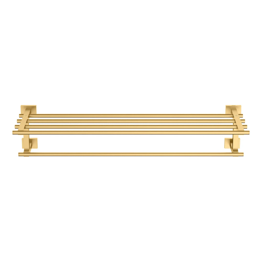 GROHE 40512GN1 Essentials Cube 23 5/8" Multi-Towel Rack - Brushed Cool Sunrise