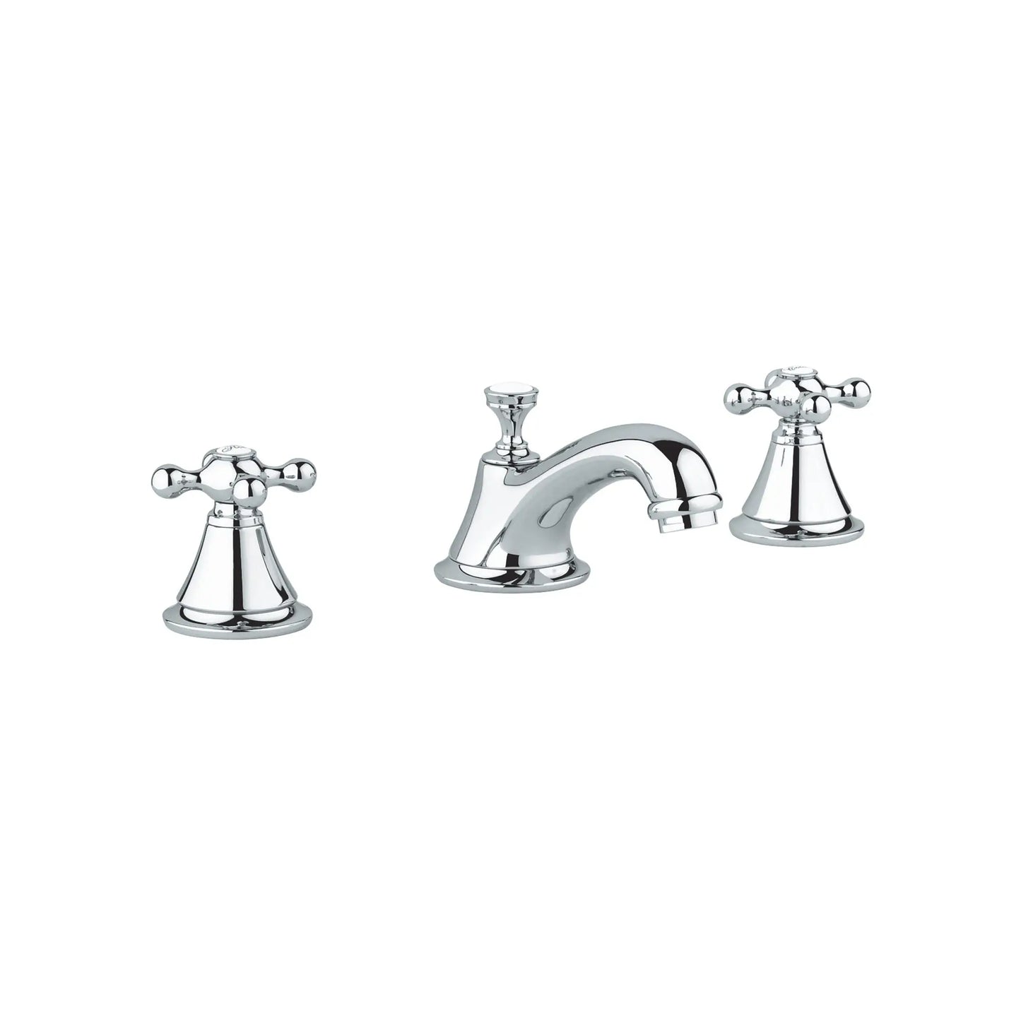 GROHE 2080000A Seabury 8-inch Widespread 2-Handle S-Size Bathroom Faucet 1.2 GPM - Chrome