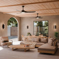 KICHLER 310660SNB 60 Inch Mylo Weather+ Ceiling Fan With Satin Etch Cased Opal Glass In Satin Natural Bronze