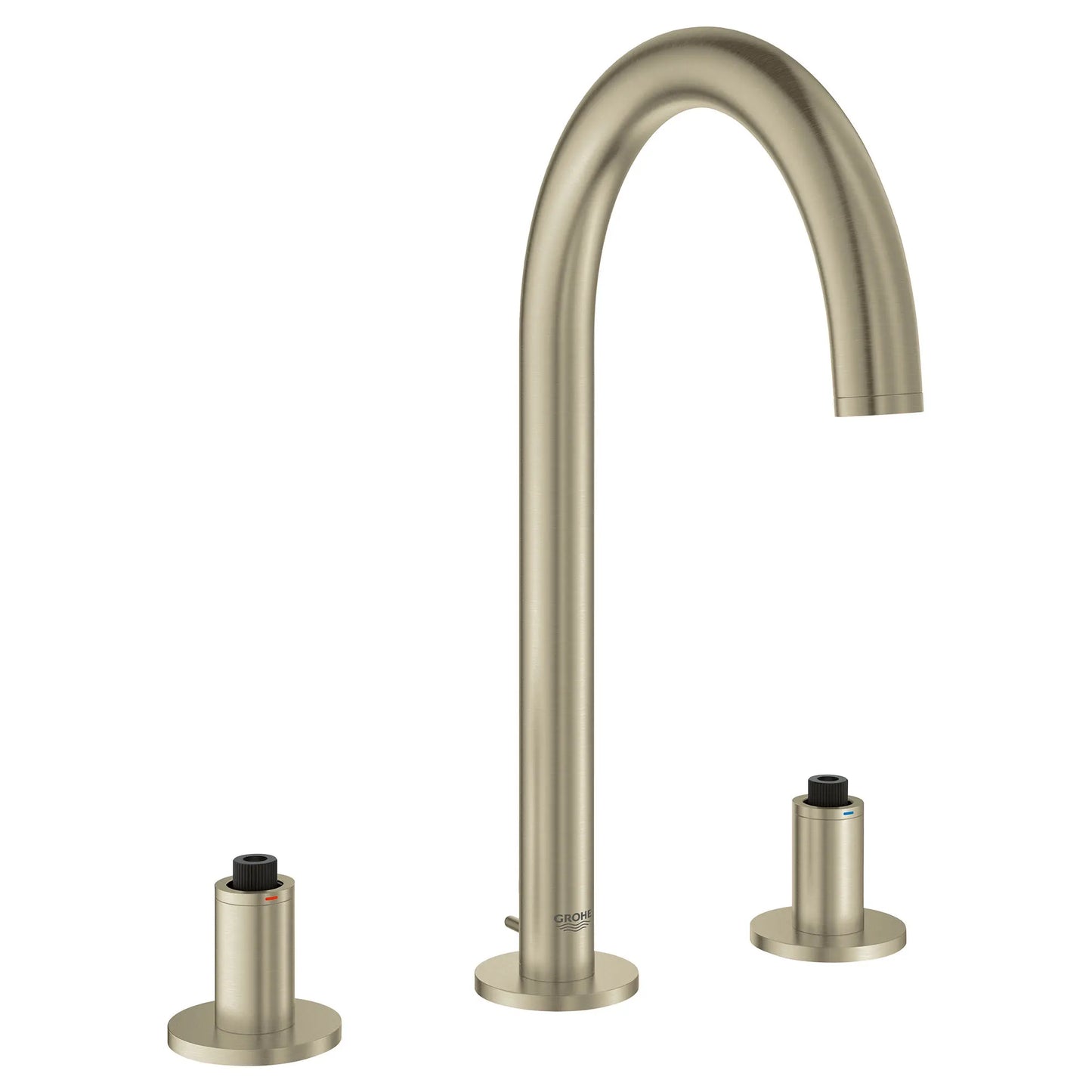 GROHE 20069EN3 Atrio New 8-inch Widespread 2-Handle M-Size Bathroom Faucet 1.2 GPM - Brushed Nickel