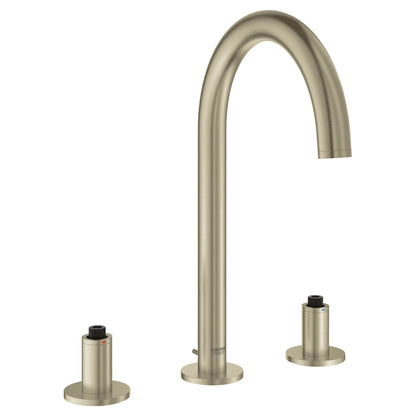 GROHE 20069EN3 Atrio New 8-inch Widespread 2-Handle M-Size Bathroom Faucet 1.2 GPM - Brushed Nickel
