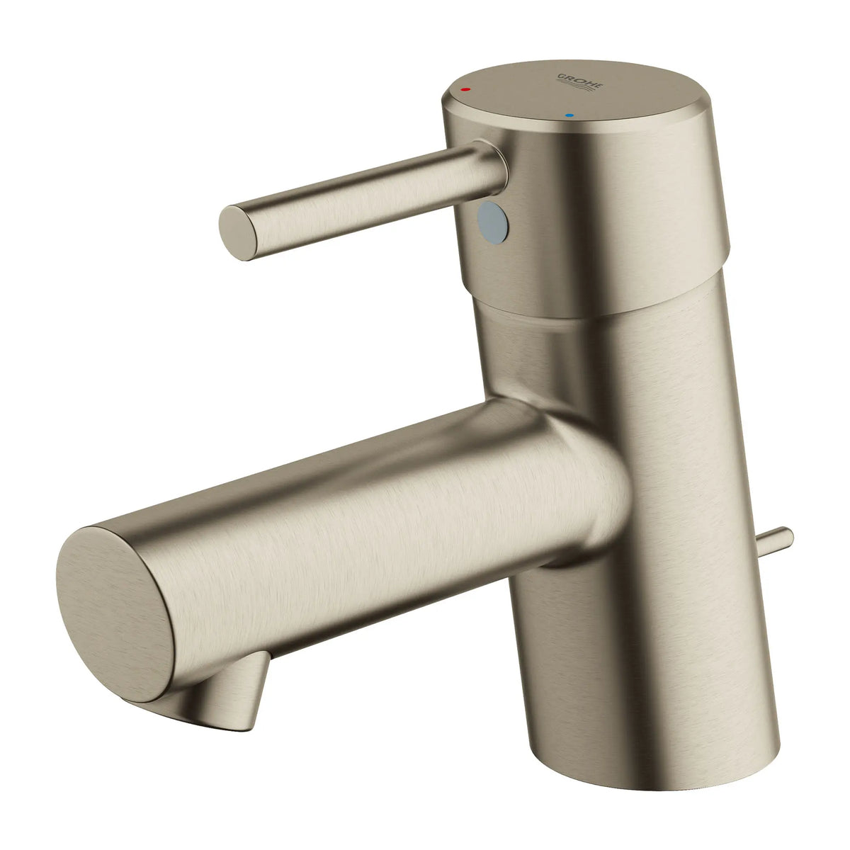 GROHE 34702EN1 Concetto Single Hole Single-Handle XS-Size Bathroom Faucet, 1.2 GPM - Brushed Nickel