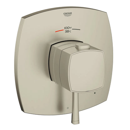 GROHE 19935EN0 Grandera Single Function Thermostatic Valve Trim - Brushed Nickel