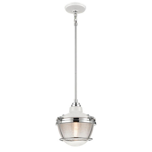 ELK SHOWROOM 16525/1 Seaway Passage 10'' Wide 1-Light Mini Pendant - Polished Nickel