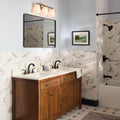 KICHLER 55216CPZ Marant 23.75" 3-Light Vanity Light With Opal Glass In Champagne Bronze