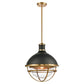 ELK SHOWROOM 16575/1 Jenna 16'' Wide 1-Light Pendant - Matte Black