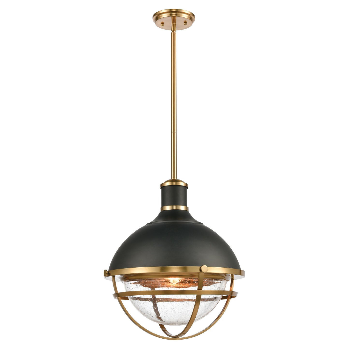 ELK SHOWROOM 16575/1 Jenna 16'' Wide 1-Light Pendant - Matte Black