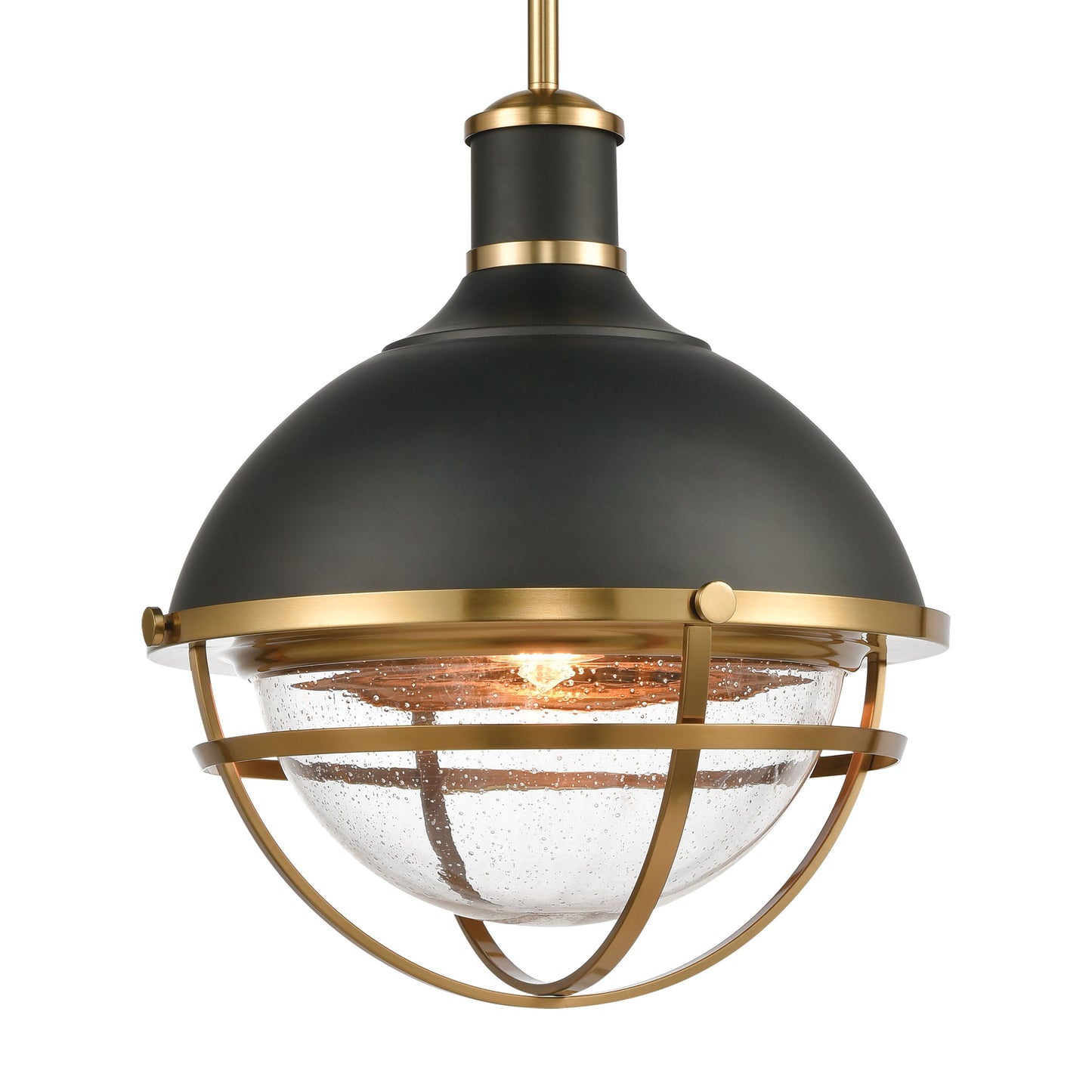 ELK SHOWROOM 16575/1 Jenna 16'' Wide 1-Light Pendant - Matte Black