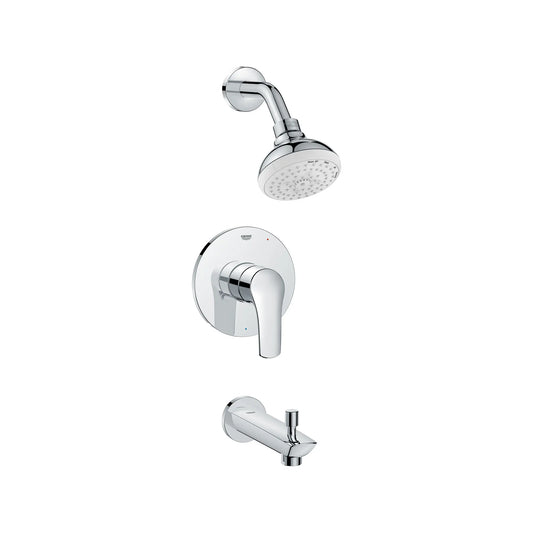 GROHE 1024970000 Eurosmart Pressure Balance Valve Tub/Shower Trim Kit - Chrome