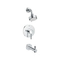 GROHE 1024980000 Concetto Pressure Balance Valve Tub/Shower Trim Kit - Chrome