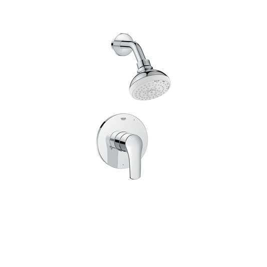 GROHE 1025210000 Eurosmart Pressure Balance Valve Shower Trim Kit - Chrome