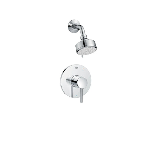 GROHE 1024950000 Concetto Pressure Balance Valve Shower Trim Kit - Chrome
