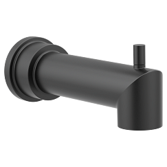 MOEN 165914BL Arris Diverter Tub Spout with 1/2" Pipe Slip Fit Cc Connection - Matte Black