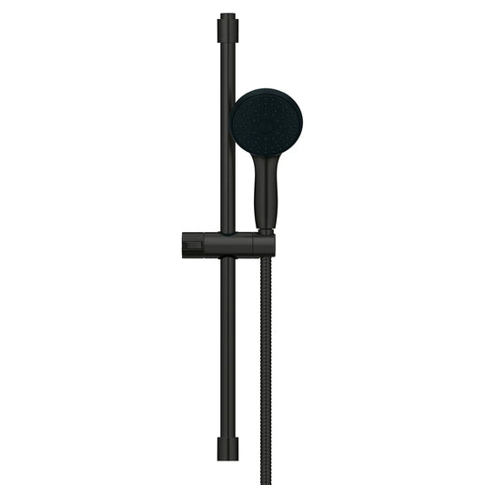 GROHE 267612432 Tempesta Round 110 24" Shower Rail Set, 3-Spray, 1.75 GPM - Matte Black