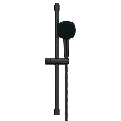 GROHE 269062432 Tempesta Square 110 24" Shower Rail Set, 3-Spray, 1.75 Gpm  -  Matte Black