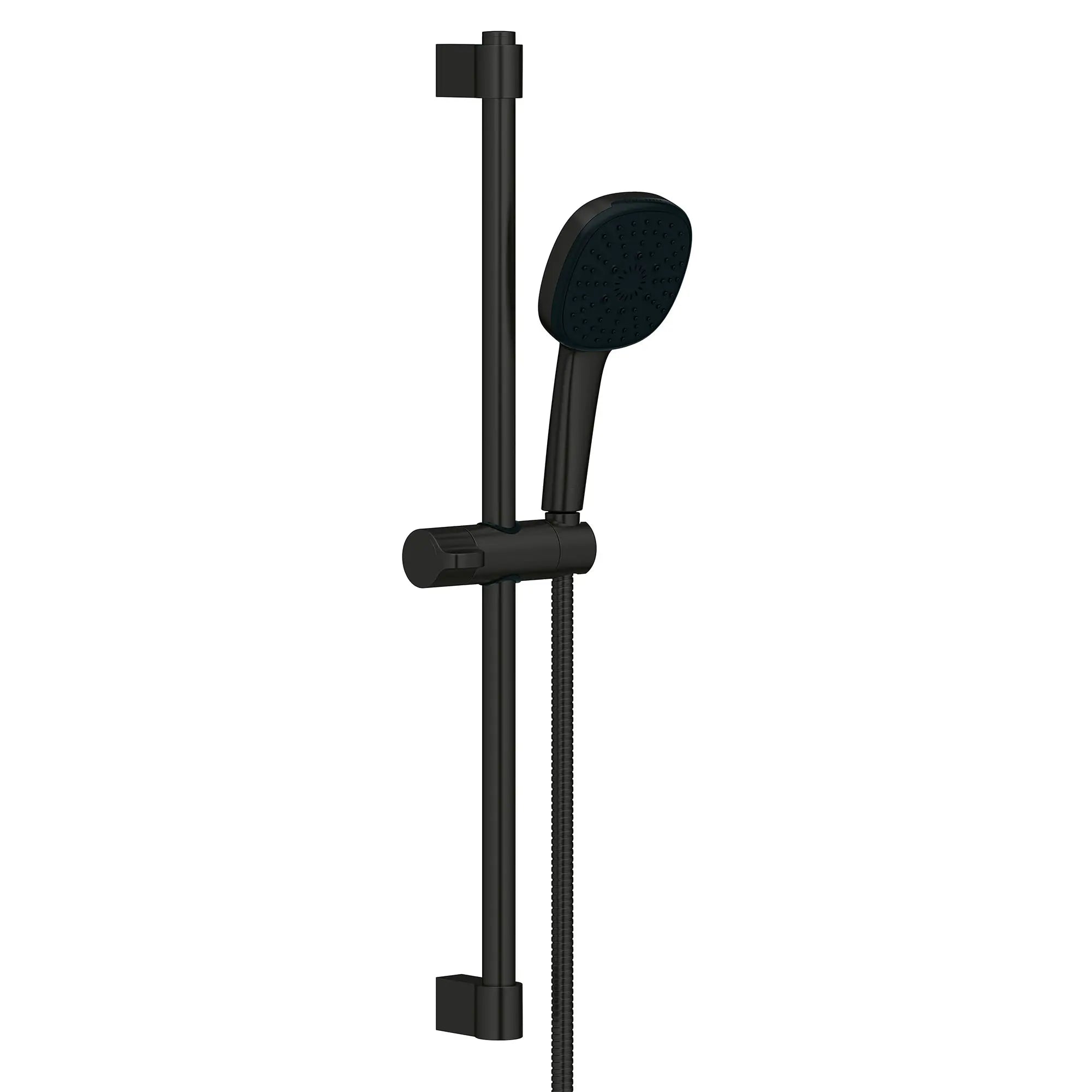 GROHE 269062432 Tempesta Square 110 24" Shower Rail Set, 3-Spray, 1.75 GPM - Matte Black