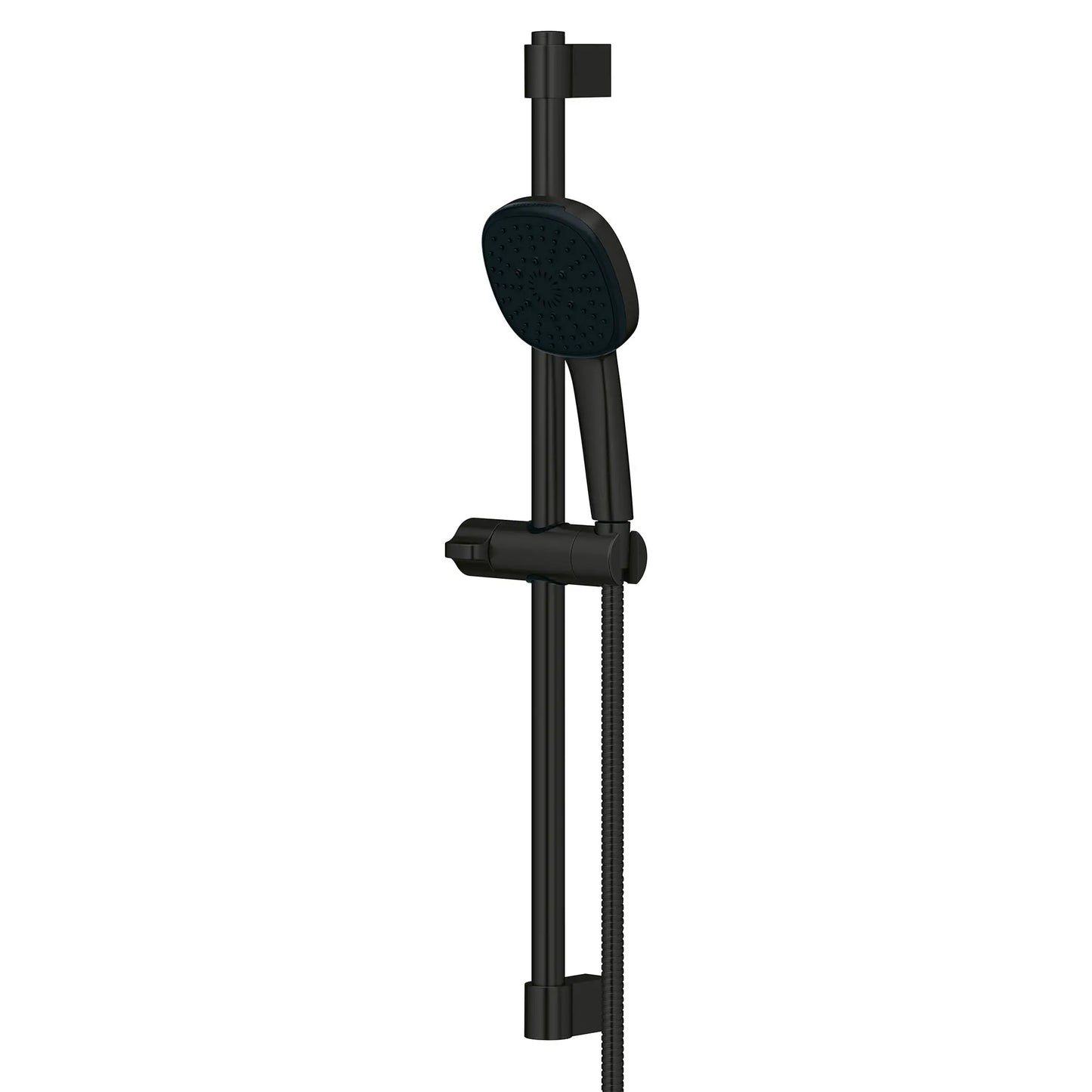 GROHE 269062432 Tempesta Square 110 24" Shower Rail Set, 3-Spray, 1.75 Gpm  -  Matte Black