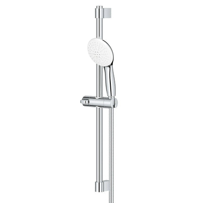 GROHE 26077002 Tempesta Round 110 24" Shower Rail Set, 2-Spray, 1.5 Gpm  -  Chrome