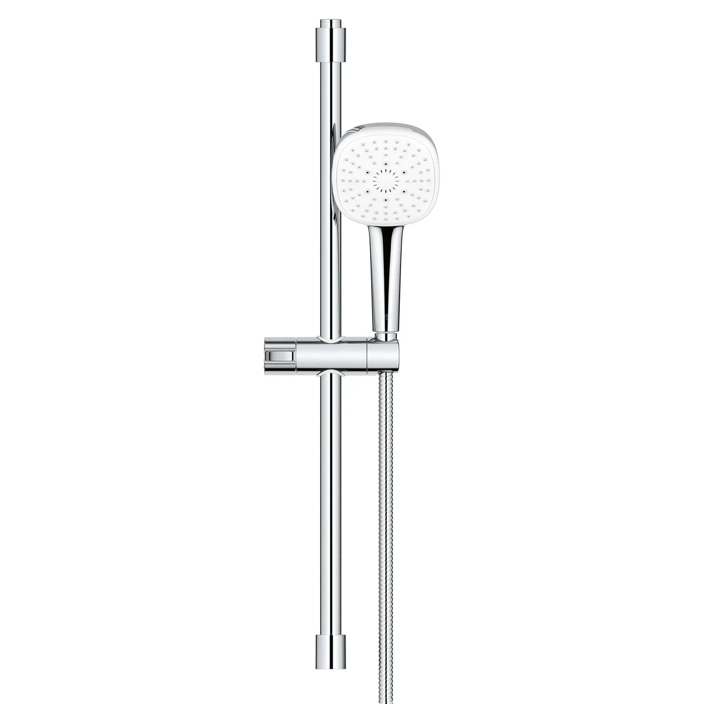 GROHE 26906002 Tempesta Square 110 24" Shower Rail Set, 3-Spray, 1.75 Gpm  -  Chrome