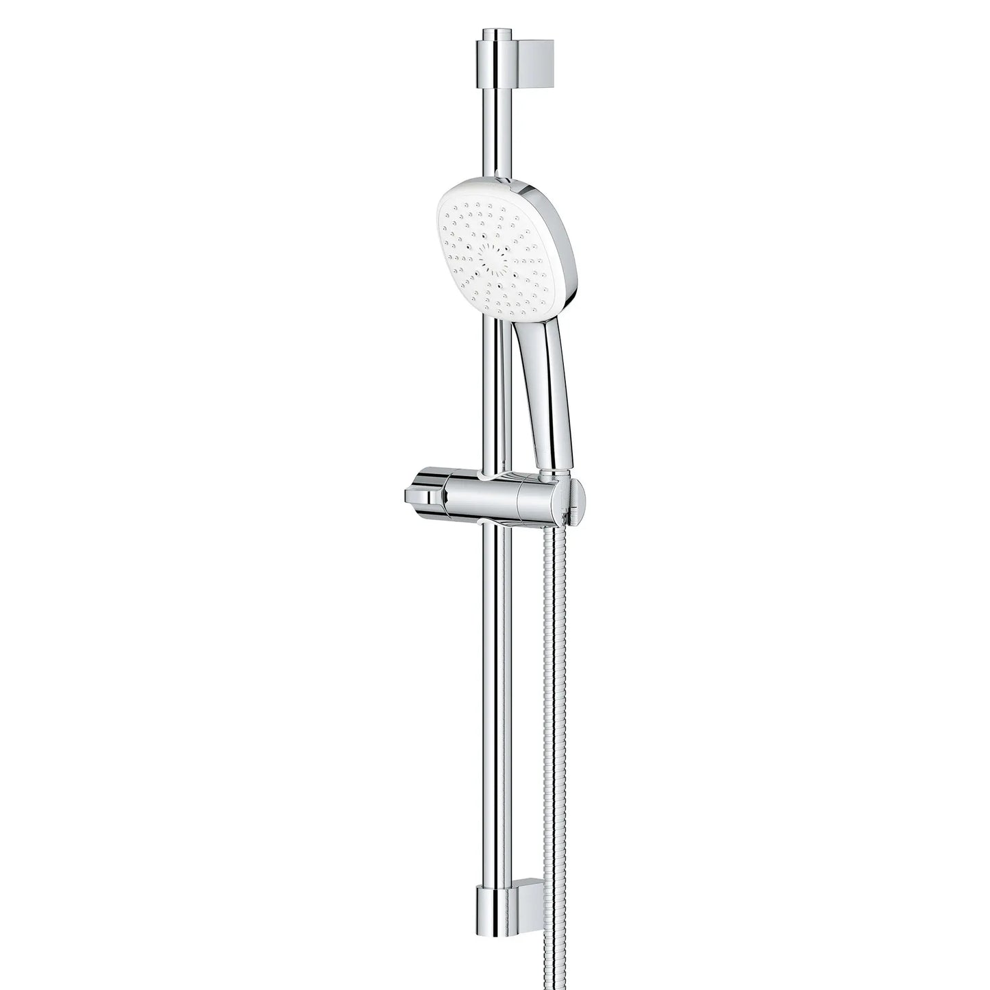 GROHE Tempesta Square 110 24" Shower Rail Set, 3-Spray, 1.75 GPM - Chrome, 26906002