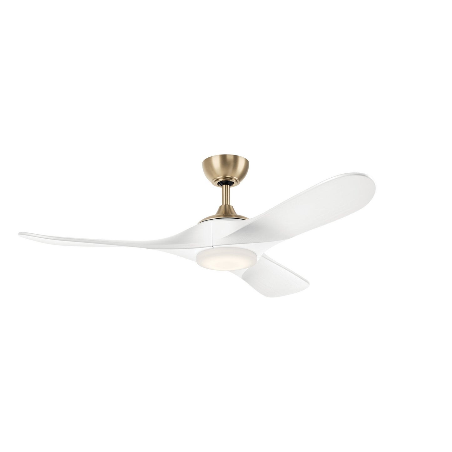 KICHLER 310552Cpzmwh Mylo 52" Ceiling Fan Champagne Bronze