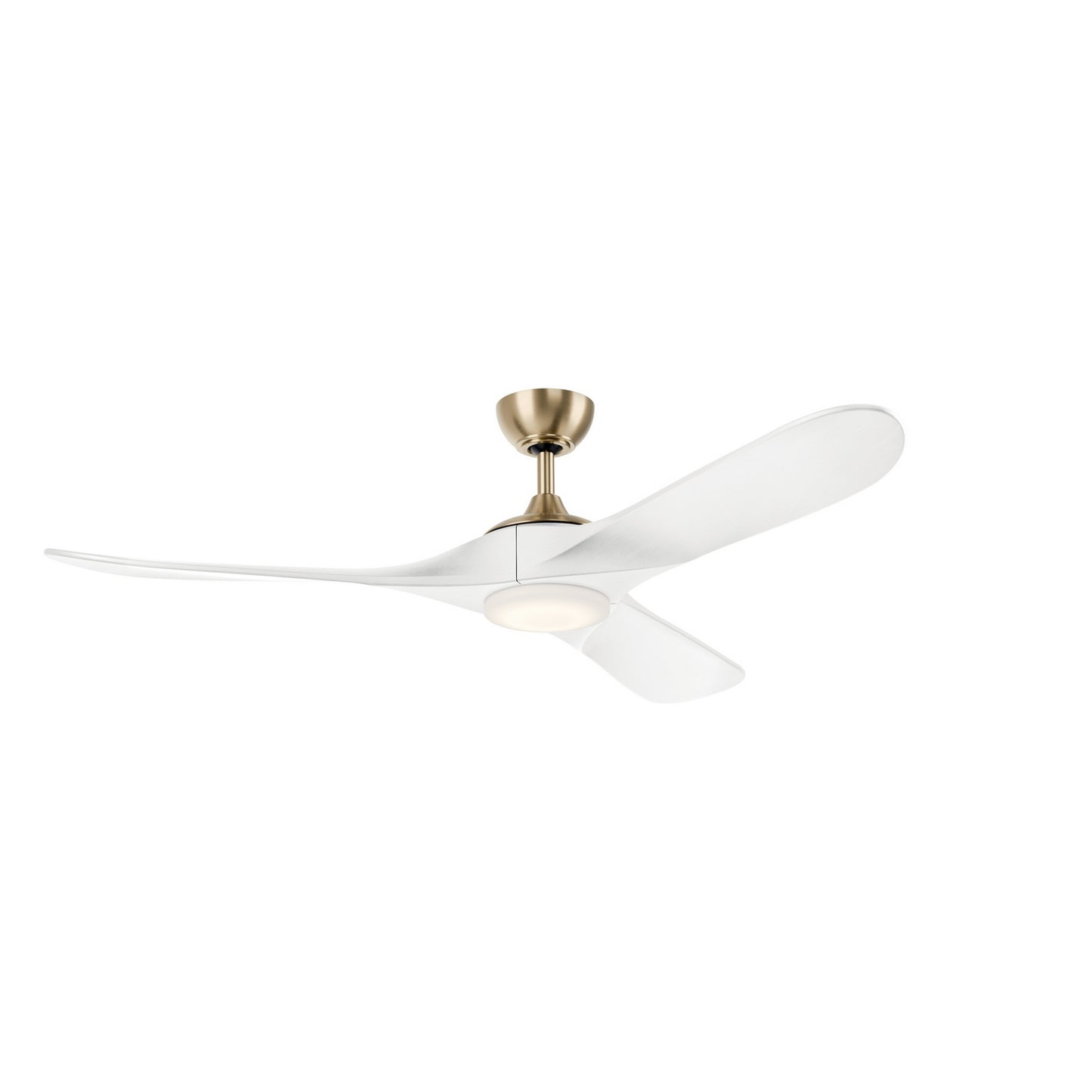 KICHLER 310560Cpzmwh Mylo 60" Ceiling Fan Champagne Bronze