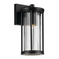 KICHLER 59022BKDS Barras One Light Outdoor Wall Mount Black