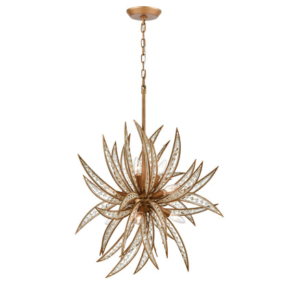 ELK SHOWROOM 16764/8 Naples 26'' Wide 8-Light Chandelier - Matte Gold