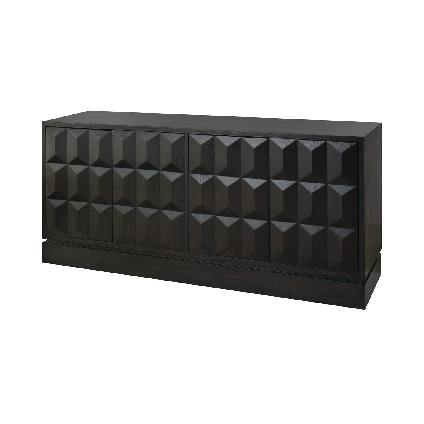 MARKETPLACE 16794 Dojo Credenza - Dark Roast