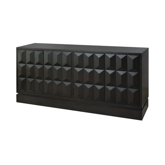 MARKETPLACE 16794 Dojo Credenza - Dark Roast