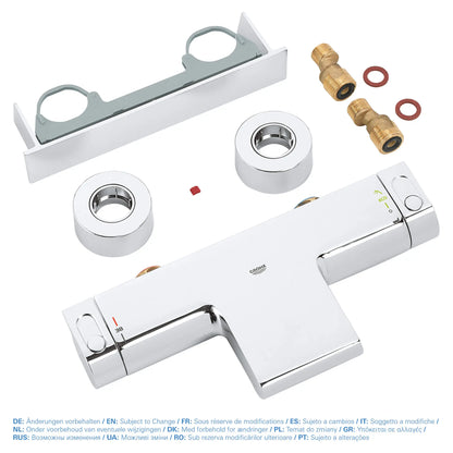 GROHE 34464001 Grohtherm Themostatic Bath/Shower Valve - Chrome
