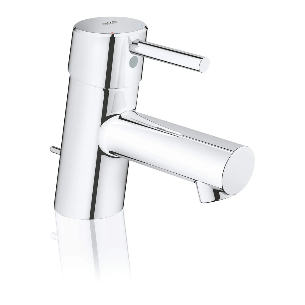 GROHE 34702001 Concetto Single Hole Single-Handle XS-Size Bathroom Faucet, 1.2 GPM - Chrome