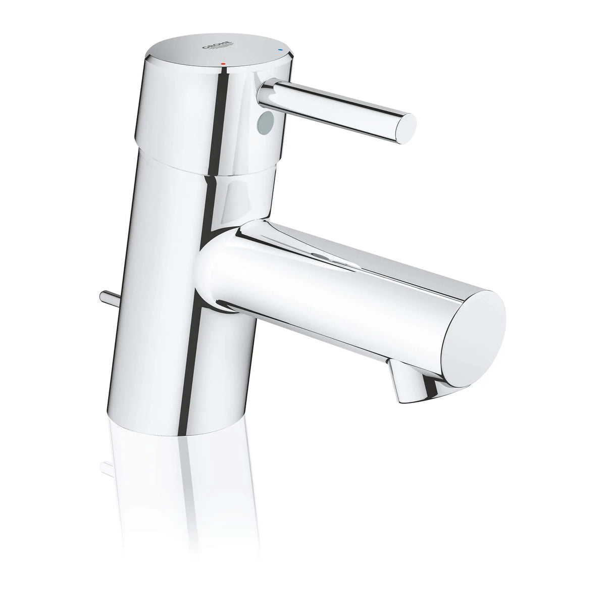 GROHE 34702001 Concetto Single Hole Single-Handle XS-Size Bathroom Faucet, 1.2 GPM - Chrome