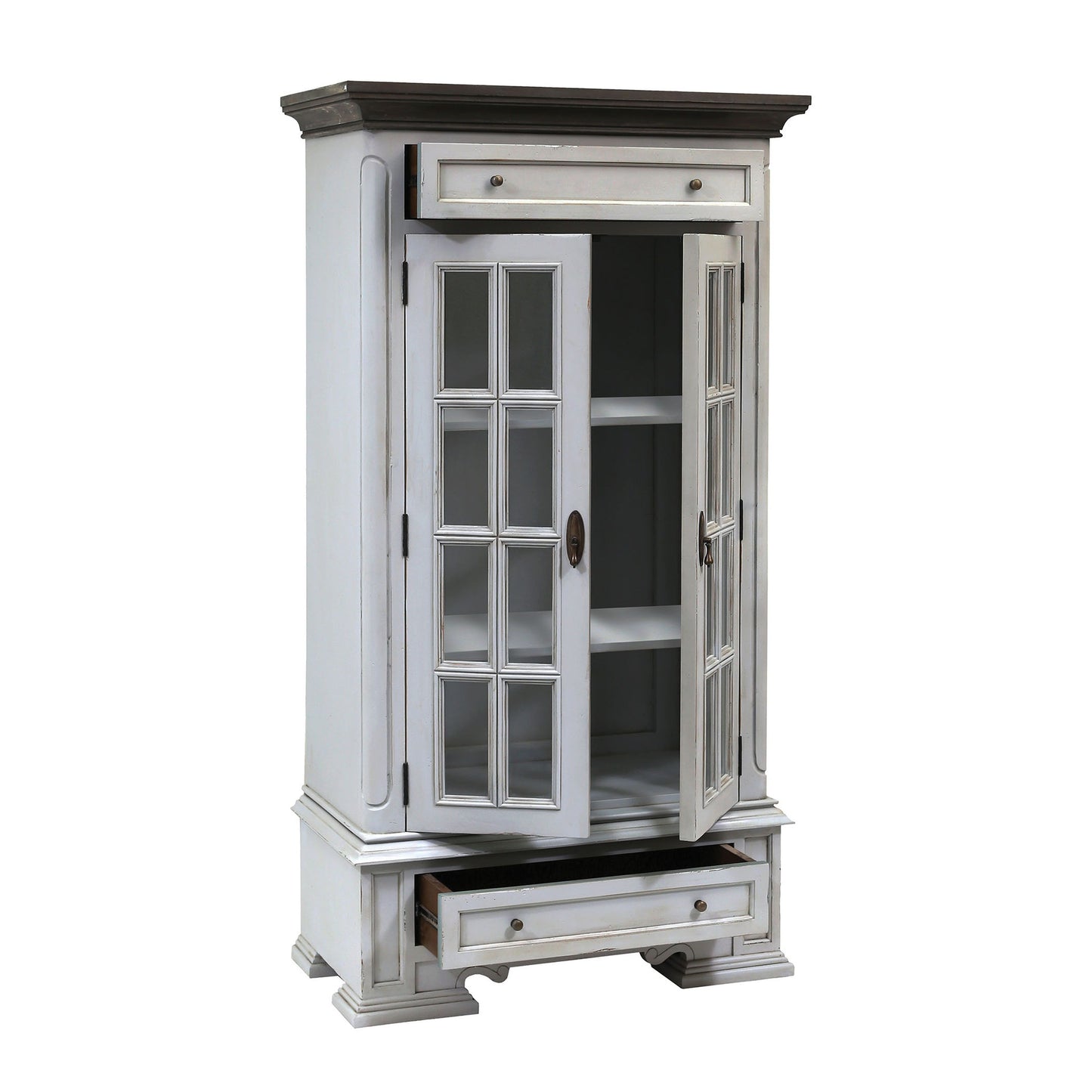 MARKETPLACE 17119 Hartford Cabinet - Tall Gray