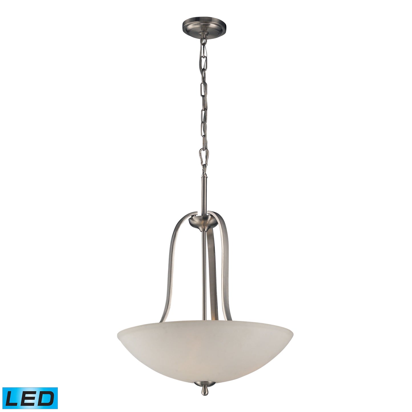 ELK SHOWROOM 17142/3-LED Mayfield 19'' Wide 3-Light Pendant - Brushed Nickel