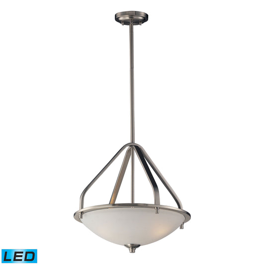 ELK SHOWROOM 17143/3-LED Mayfield 17'' Wide 3-Light Pendant - Brushed Nickel