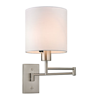 ELK SHOWROOM 17150/1 Carson 13'' High 1-Light Sconce - Brushed Nickel