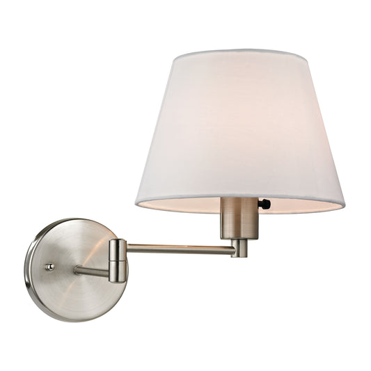 ELK SHOWROOM 17153/1 Avenal 12'' High 1-Light Sconce - Brushed Nickel