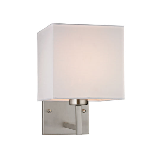 ELK SHOWROOM 17160/1 Davis 10'' High 1-Light Sconce - Brushed Nickel