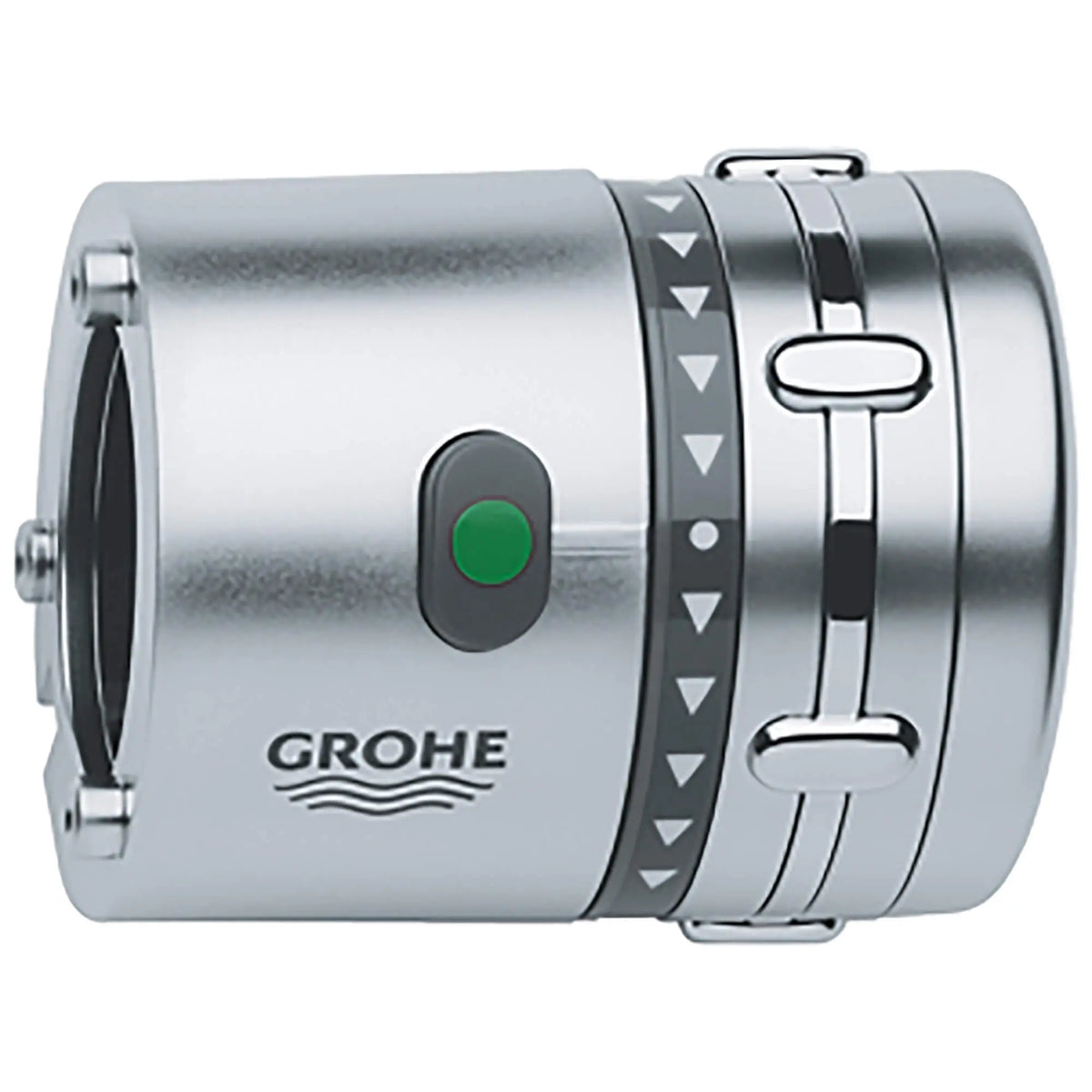 GROHE 47453IP0 Volume Control Handle For Thermostatic Valve - Chrome/Matte Chrome