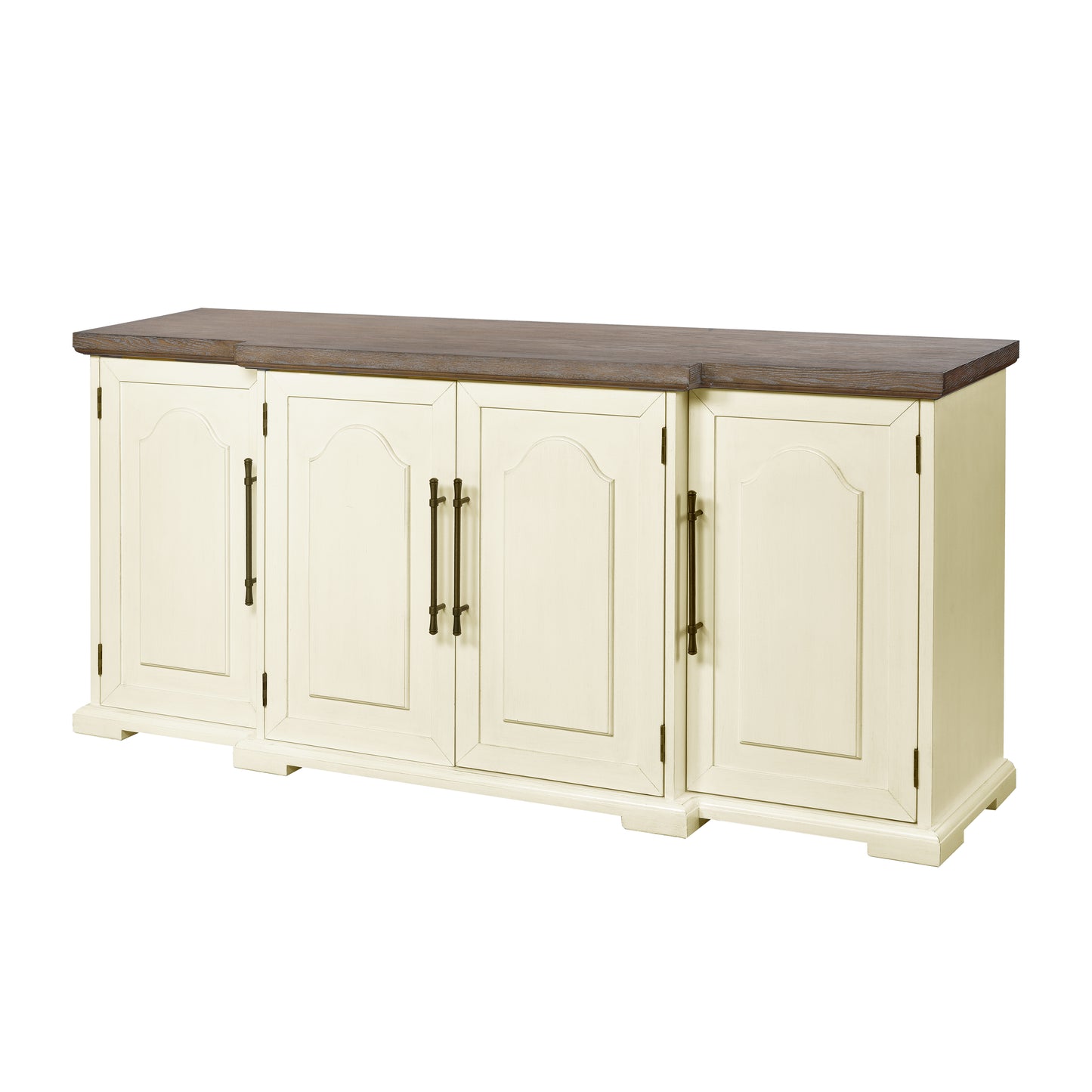 ELK STUDIO 17217-CR Locksmith Credenza - 4 Door Cream