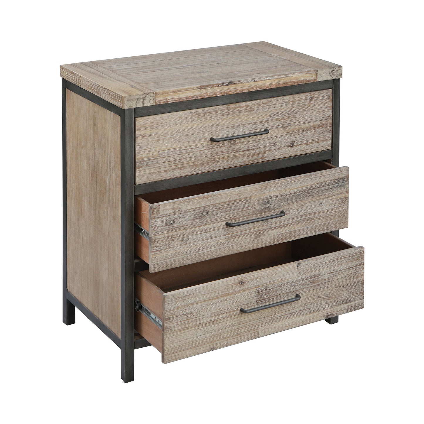 ELK STUDIO 17360 Cork County Chest - Atlantic Brushed