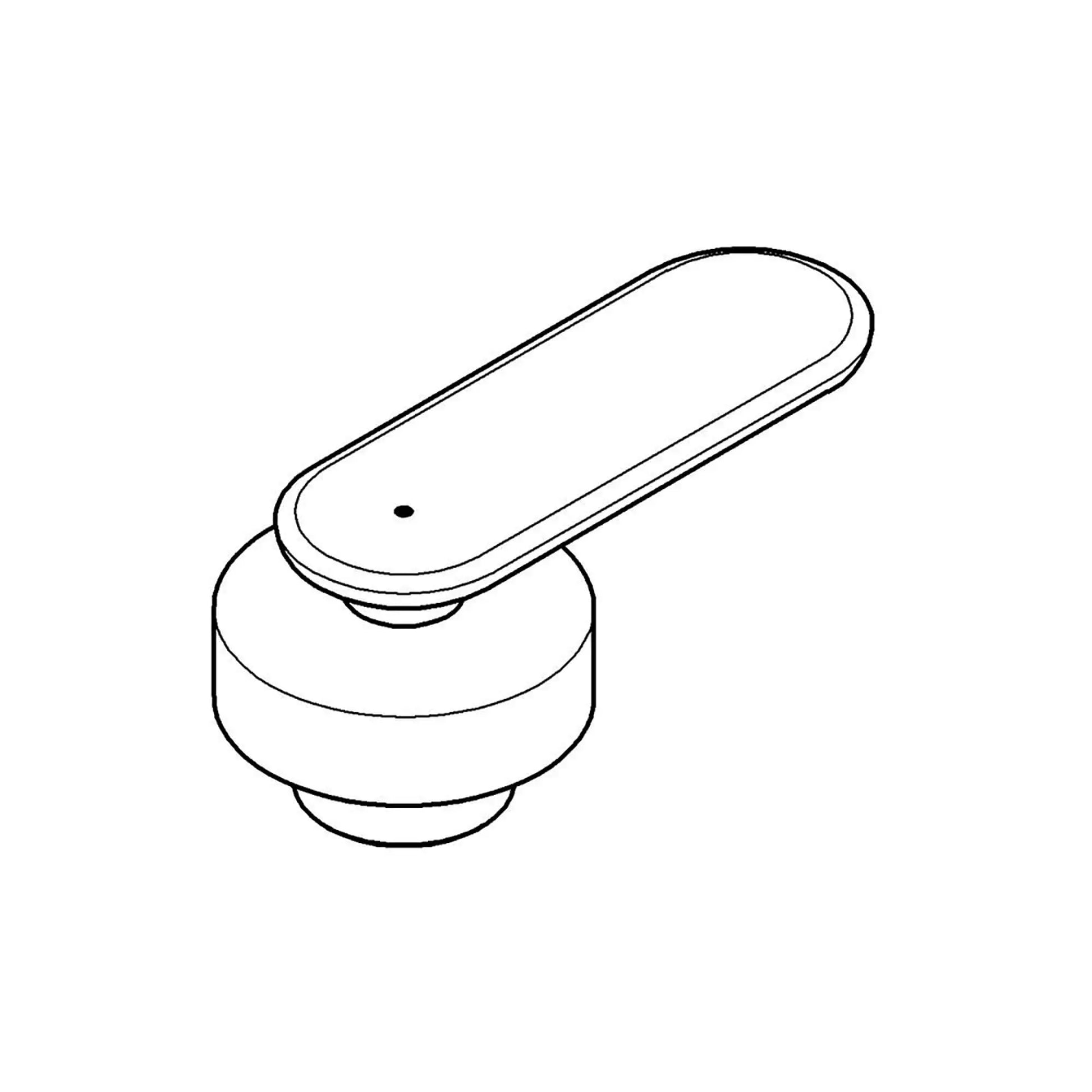 GROHE 48015KS0 Veris Handle Blue - Velvet Black