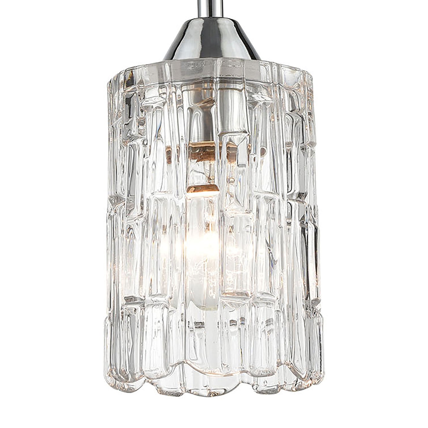 ELK SHOWROOM 17414/1 Ezra 4.5'' Wide 1-Light Pendant - Polished Chrome