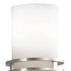 KICHLER 5079NI Hendrik 33.75" 4 Light Vanity Light With Satin Etched Cased Opal Brushed Nickel
