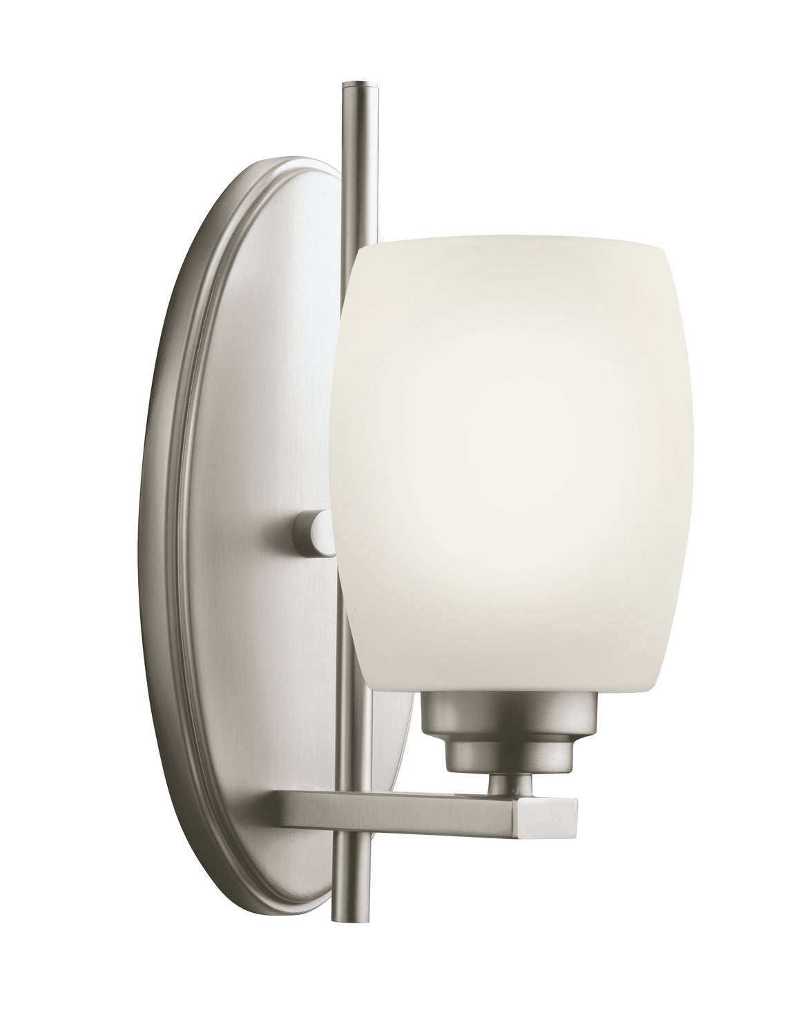 KICHLER 5096NI Eileen 1 Light Wall Sconce Brushed Nickel