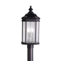 KICHLER 9918BK Kirkwood 3 Light Post Light Black