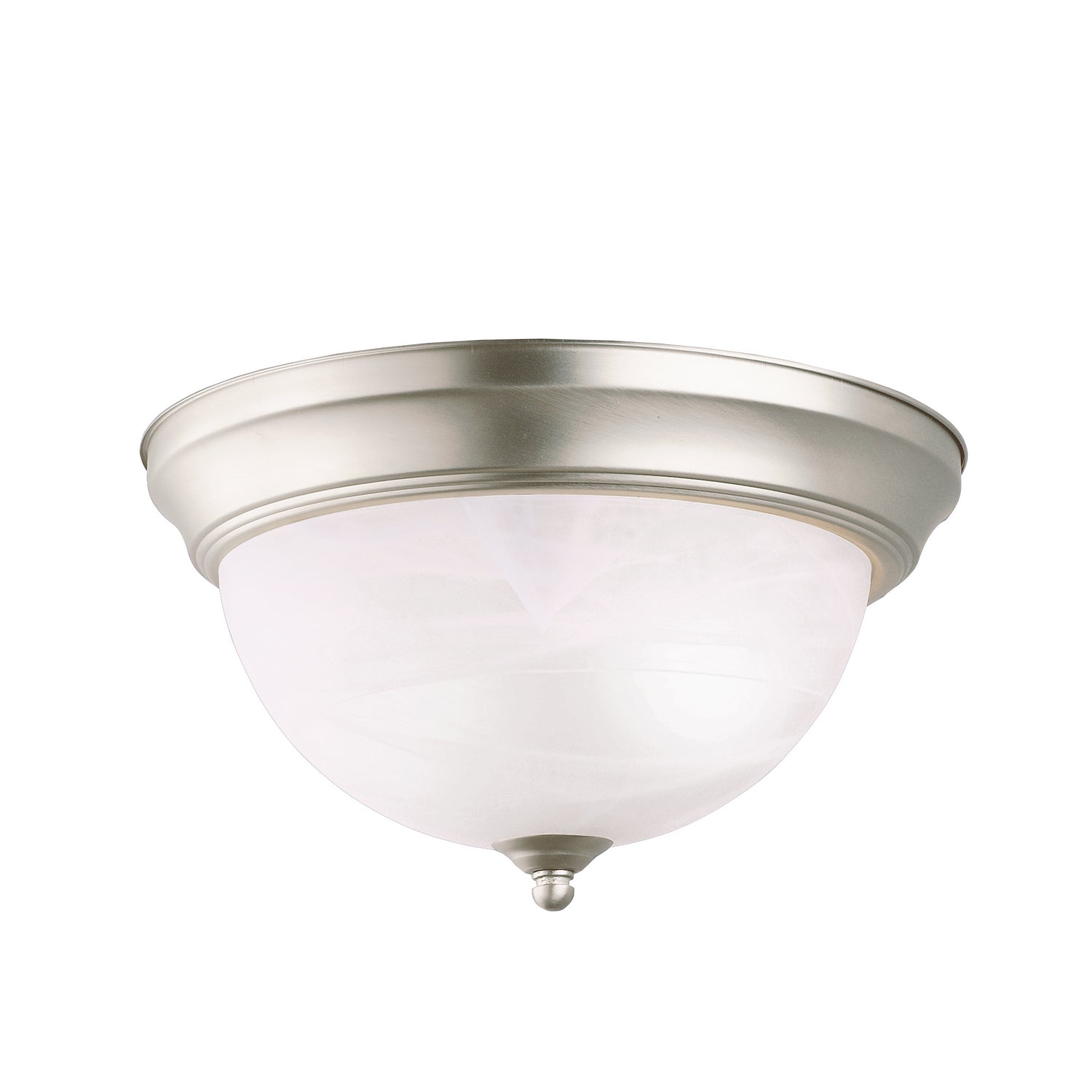 KICHLER 8108NI 11.25" 2 Light Flush Mount Brushed Nickel